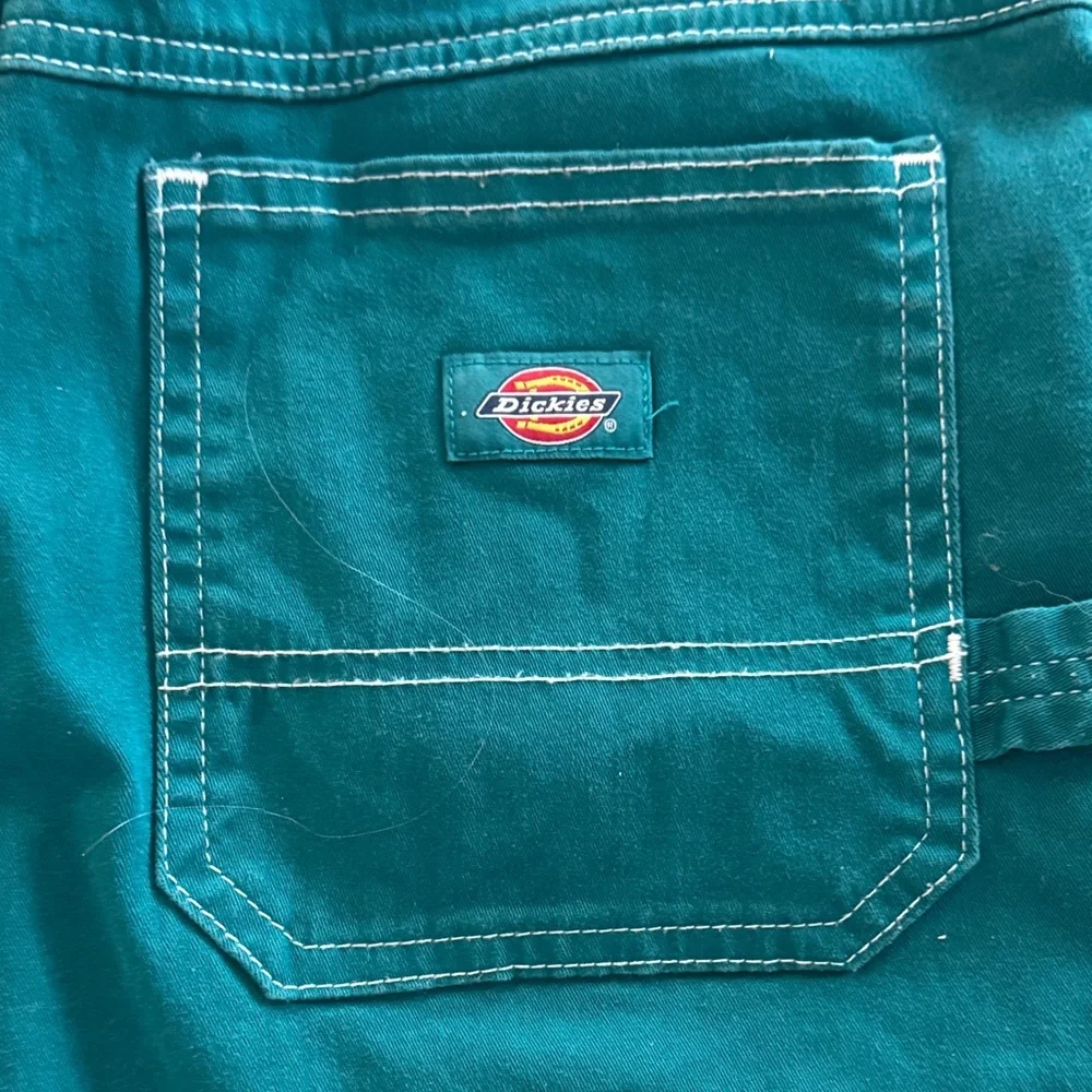 Dickies Women's High Waisted Carpenter Shorts 3" - Deep Lake - Picture 3 of 7
